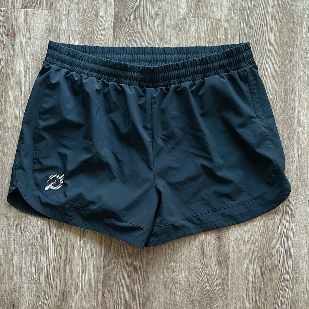 Peloton Tulip Run Shorts Black 4" Size XXL Relaxed Fit Athletic